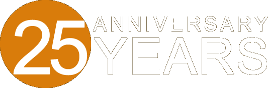 25th year logo
